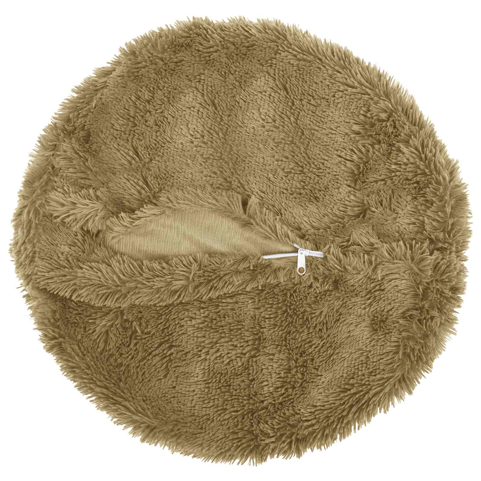 Kussen met kussen HEERLEN 2 st Lichtgrijs PV Fleece