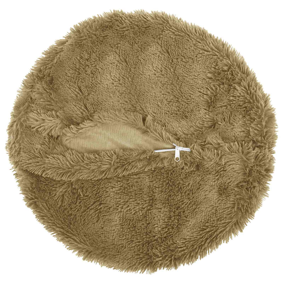 Kussen met kussen HEERLEN 2 st Lichtgrijs PV Fleece