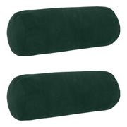 Kussenset donkergroen fluweel 2 stuks 40 cm