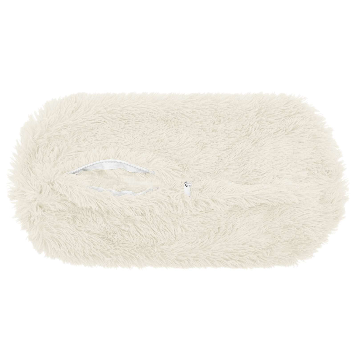 Kussen met kussen HEERLEN 2 st Wit PV Fleece