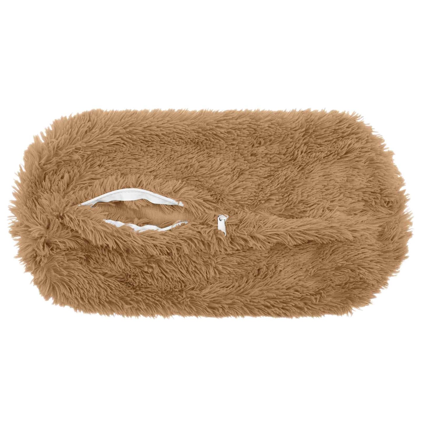 Kussen met kussen HEERLEN 2 st Taupe PV Fleece