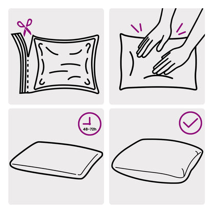 Kussen met kussen HEERLEN 2 st Taupe PV Fleece