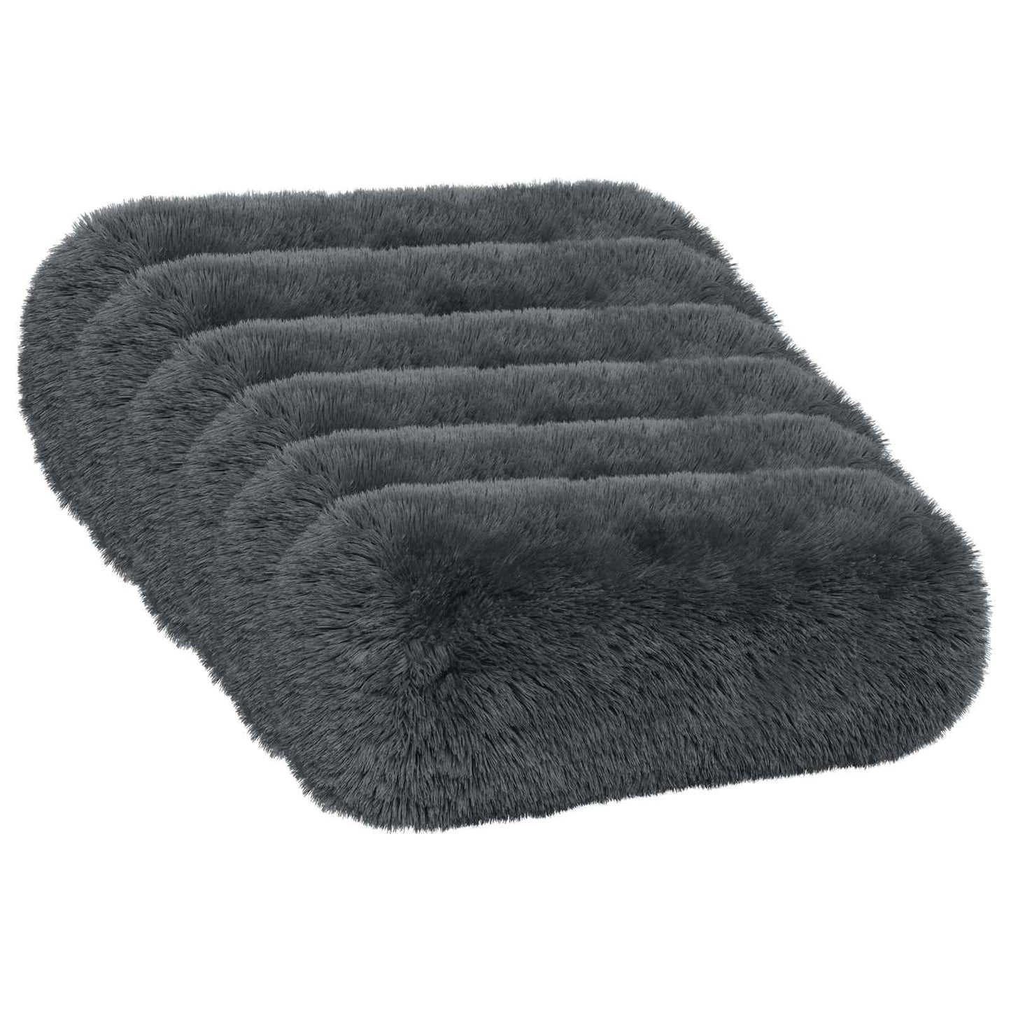 Kussen met kussen HEERLEN 6 st Antraciet PV Fleece