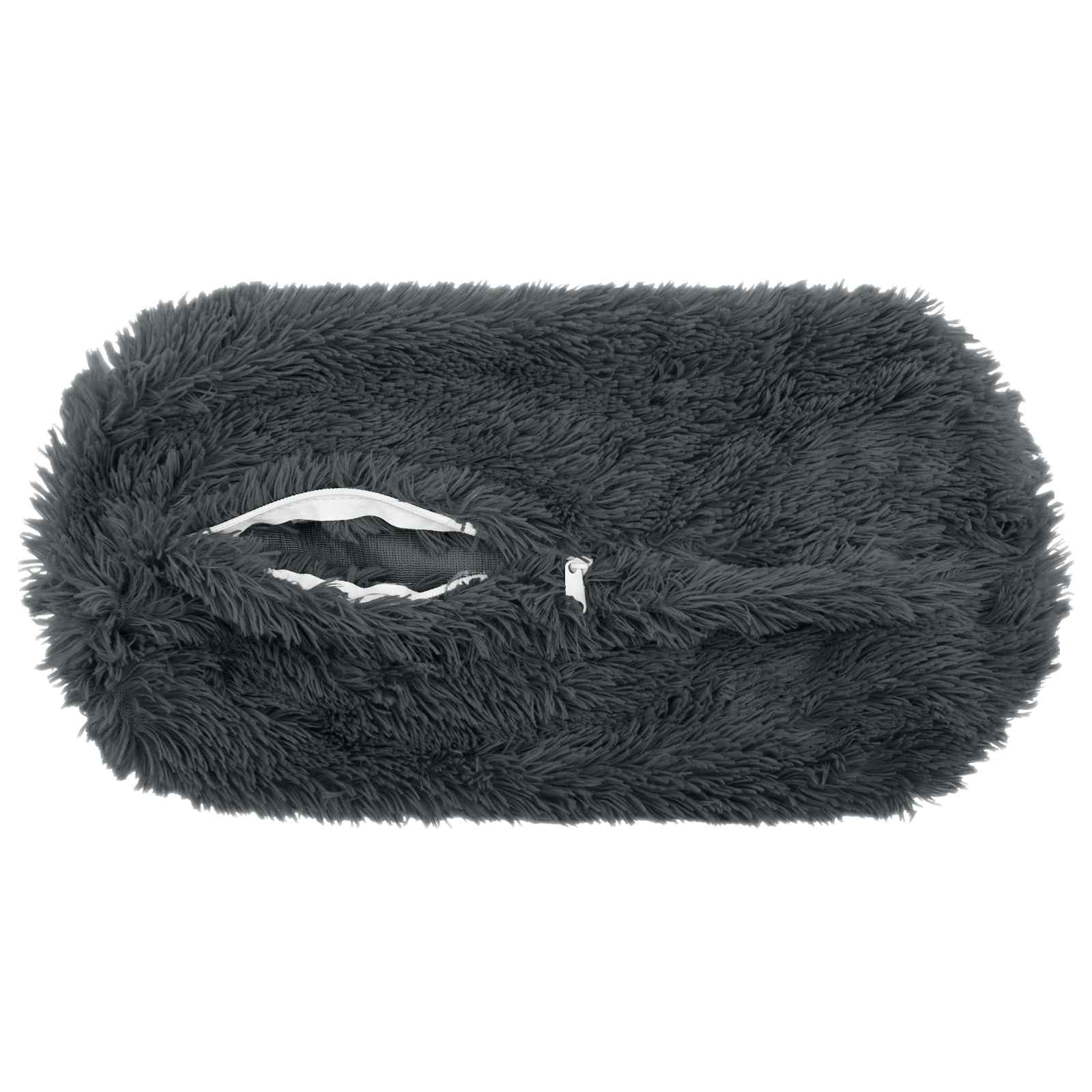 Kussen met kussen HEERLEN 6 st Antraciet PV Fleece