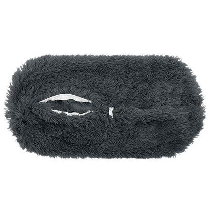 Kussen met kussen HEERLEN 6 st Antraciet PV Fleece