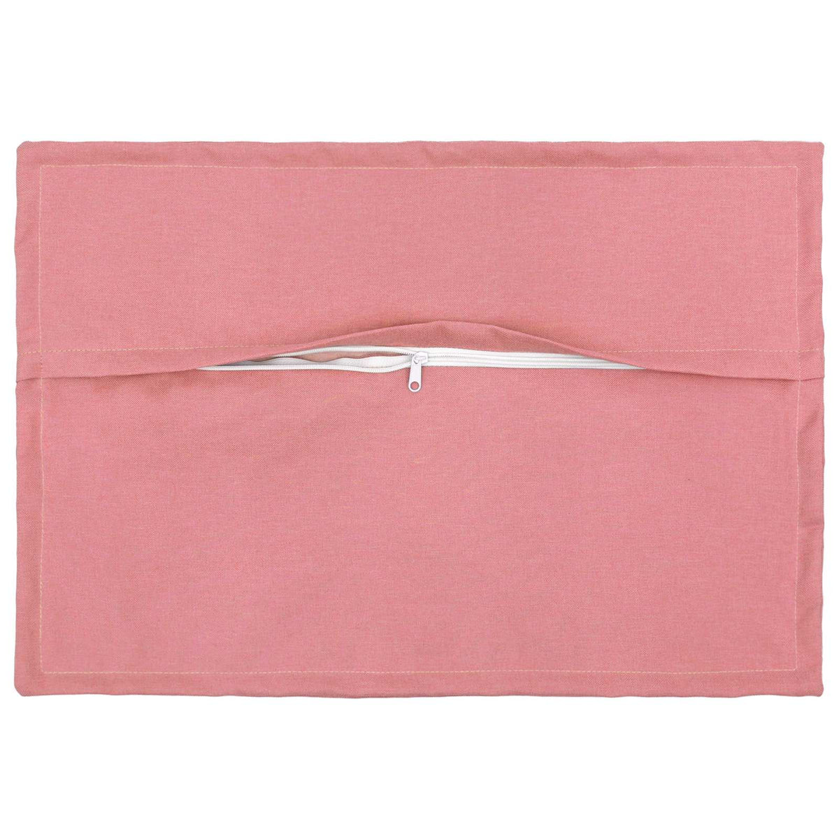 Kussen met kussen HOUTEN 2 st Roze Faux Linnen