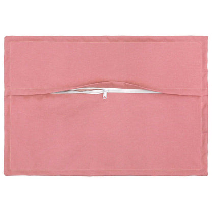 Kussen met kussen HOUTEN 2 st Roze Faux Linnen