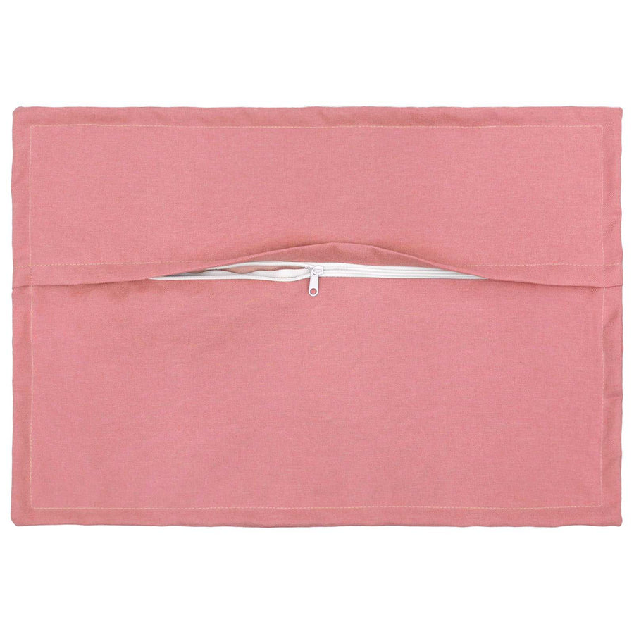 Kussen met kussen HOUTEN 6 st Roze Faux Linnen
