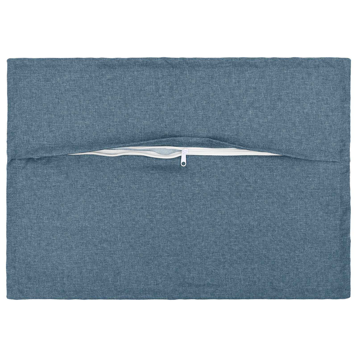 Kussen met kussen HOUTEN 2 st Jeans Blauw Faux Linnen