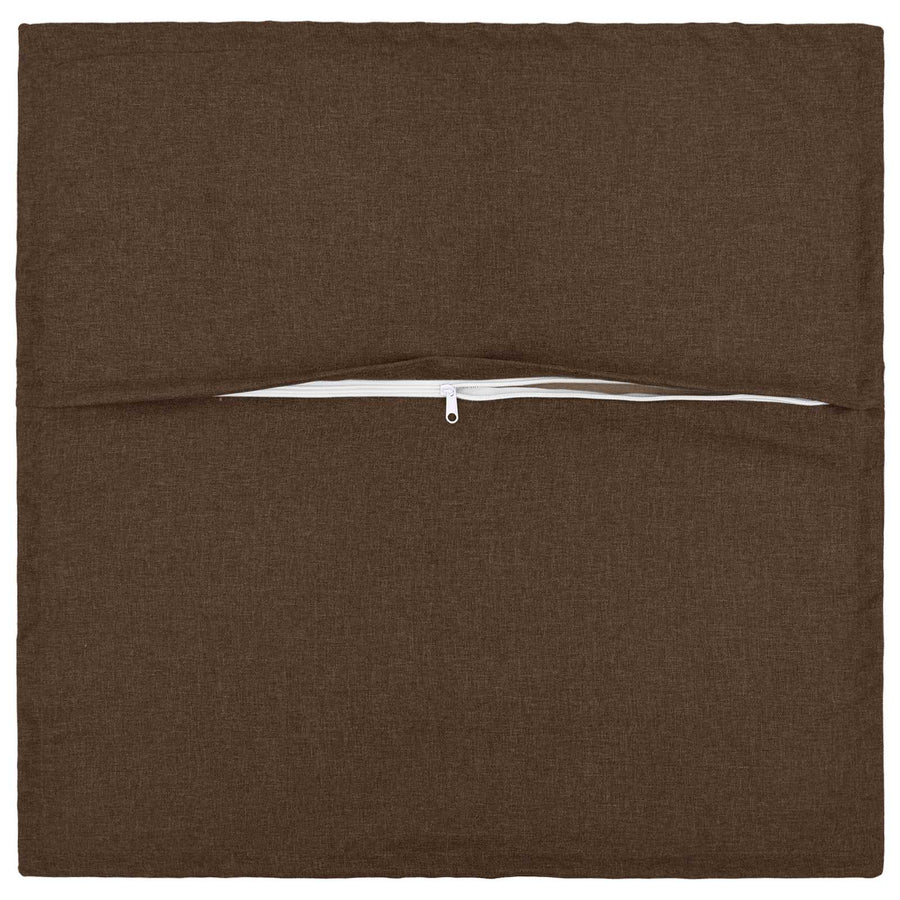 Kussen met kussen HOUTEN 6 st Bruin Faux Linnen