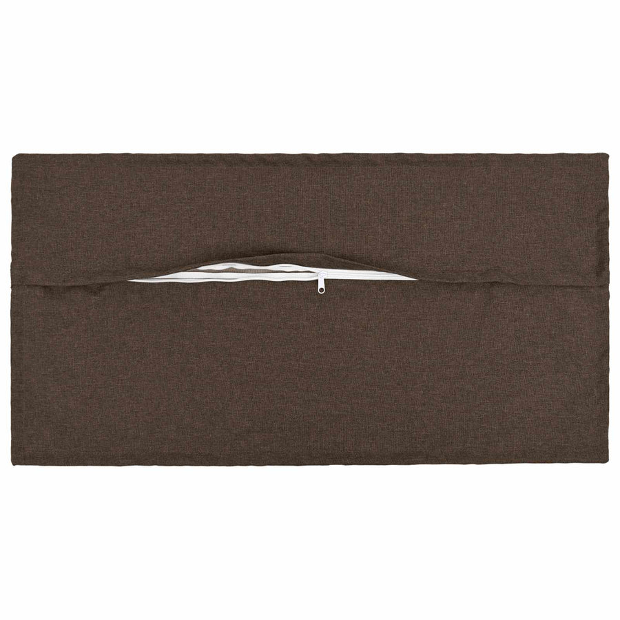 Kussen met kussen HOUTEN 6 st Taupe Faux Linnen