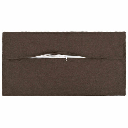 Kussen met kussen HOUTEN 12 st Taupe Faux Linnen
