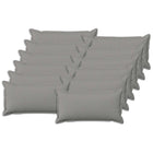 Sierkussens 40x80 cm wolkengrijs 12 stuks