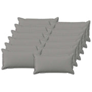 Sierkussens 40x80 cm wolkengrijs 12 stuks