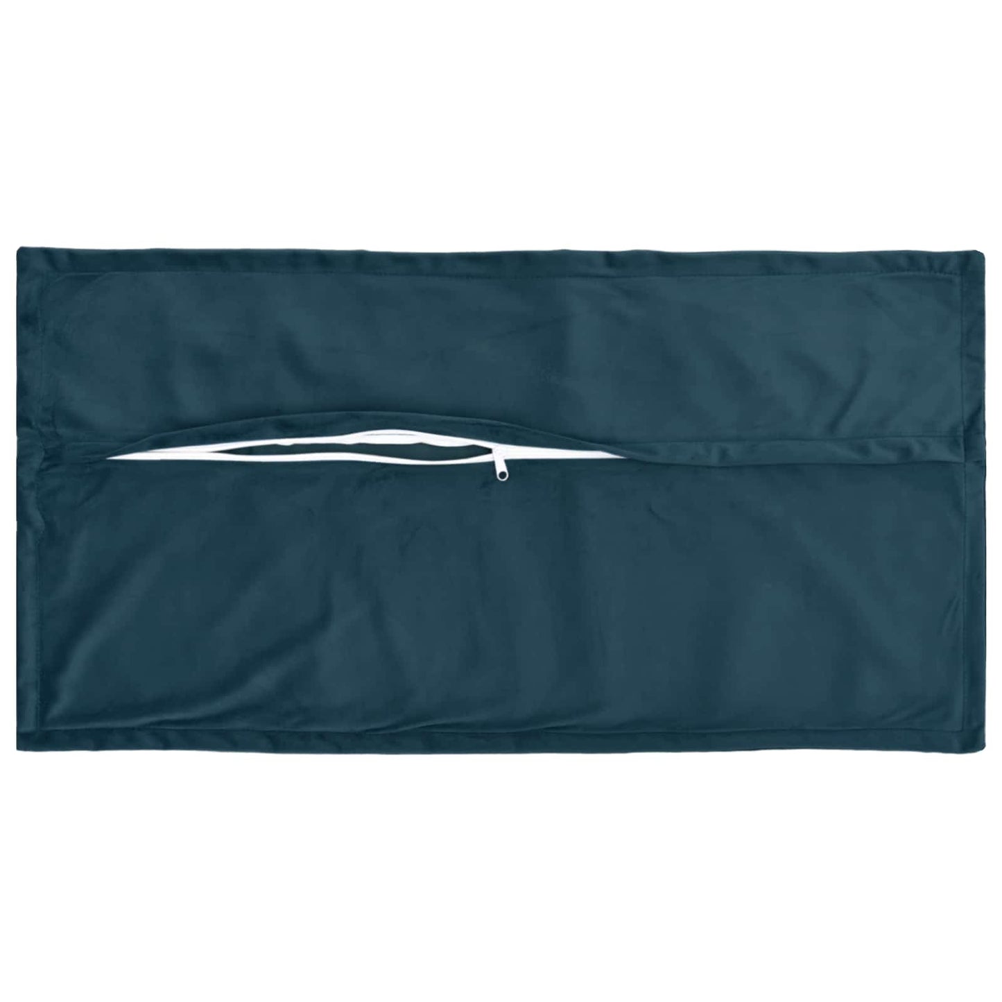 Kussen met kussen HOUTEN 12 st Blauw fluweel
