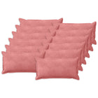 Kussen met kussen HOUTEN 12 st Roze fluweel