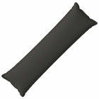 Lange kussen 40x145 cm donkergrijs faux linnen
