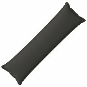 Lange kussen 40x145 cm donkergrijs faux linnen
