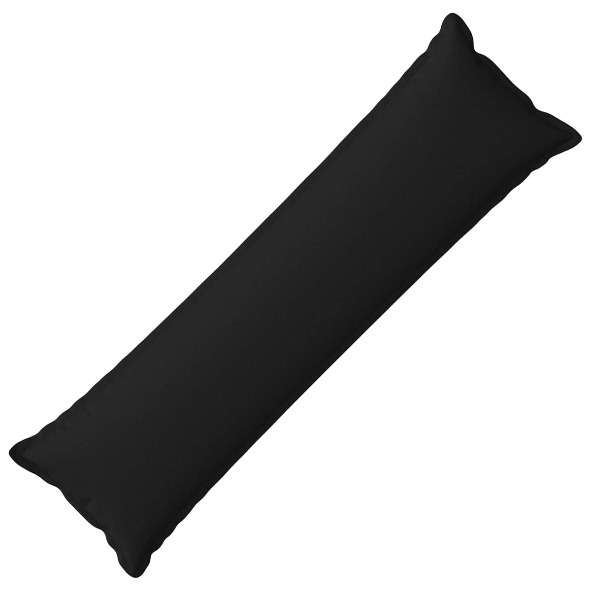 Kussen met kussen HOUTEN Zwart 40 x 145 cm Faux Linnen