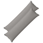 Sierkussens 2 stuks 40x145 cm wolkengrijs
