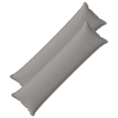 Kussen met kussen HOUTEN 2 st Wolkengrijs Faux Linnen