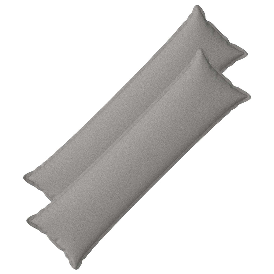 Kussen met kussen HOUTEN 2 st Wolkengrijs Faux Linnen