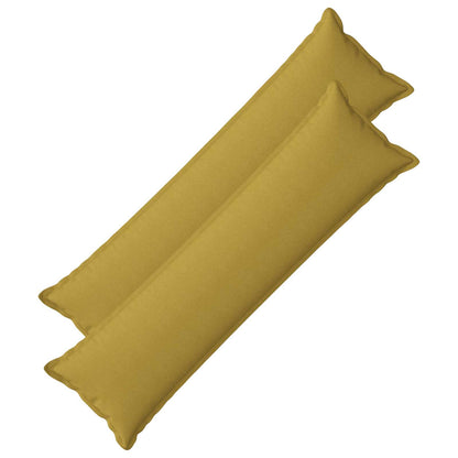Kussen met kussen HOUTEN 2 st Lichtgroen Faux Linnen