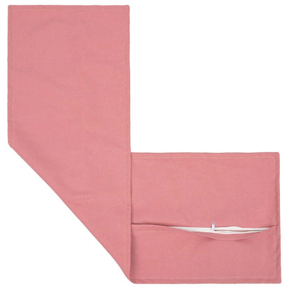 Kussen met kussen HOUTEN Roze 40 x 145 cm Faux Linnen