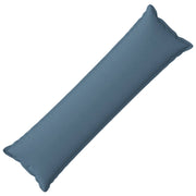 Decoratiekussen jeansblauw 40 x 145 cm faux linnen