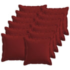 Sierkussens wijnrood 45x45 cm set van 12