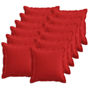 Sierkussens 12 stuks rood 45x45 cm