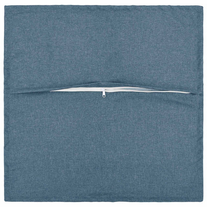 Kussen met kussen HOUTEN 6 st Jeans Blauw Faux Linnen
