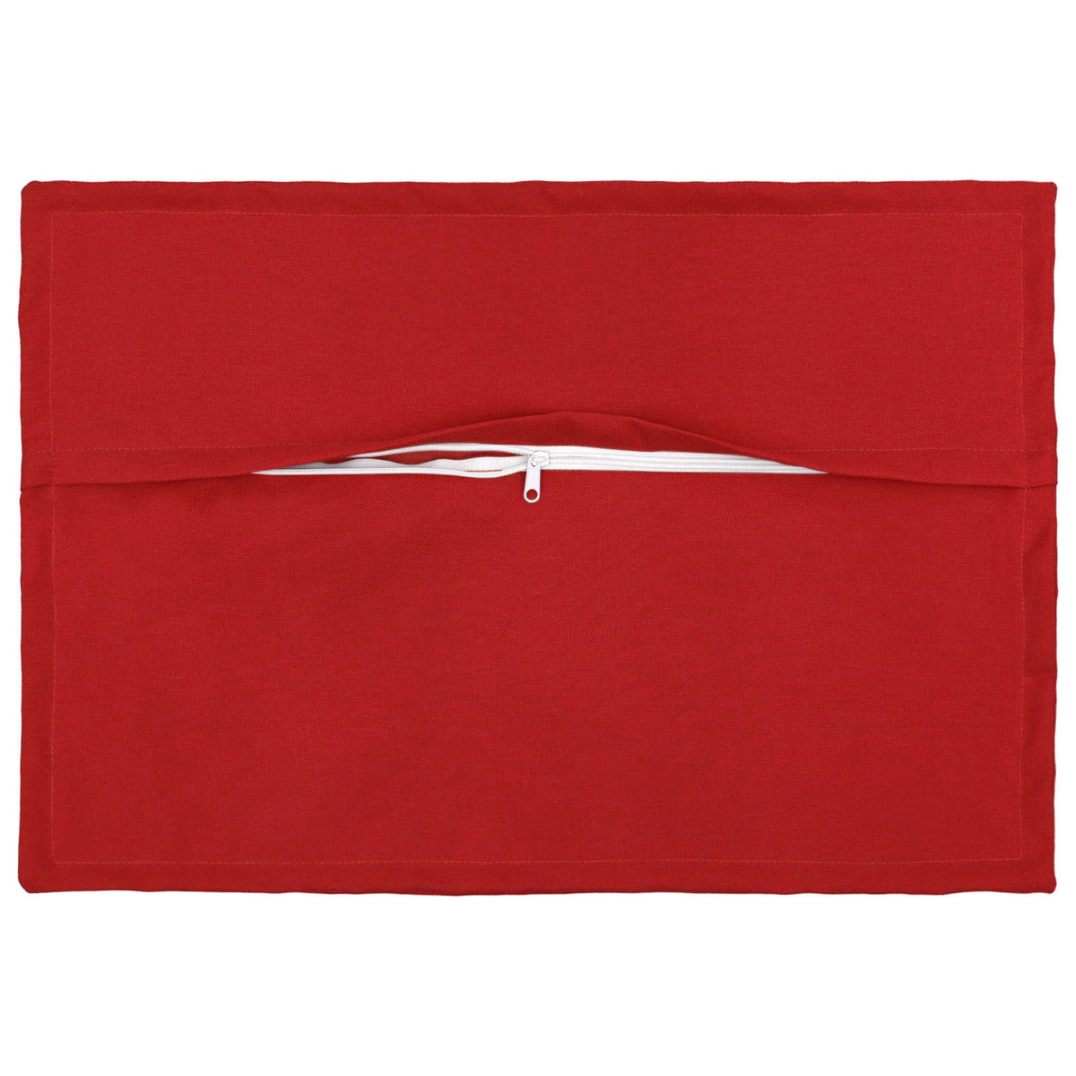 Kussen met kussen HOUTEN 2 st Rood Faux Linnen