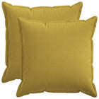 Kussenset lichtgroen faux linnen 55x55 cm (2 stuks)
