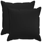 Sierkussens 2 stuks 65x65 cm zwart