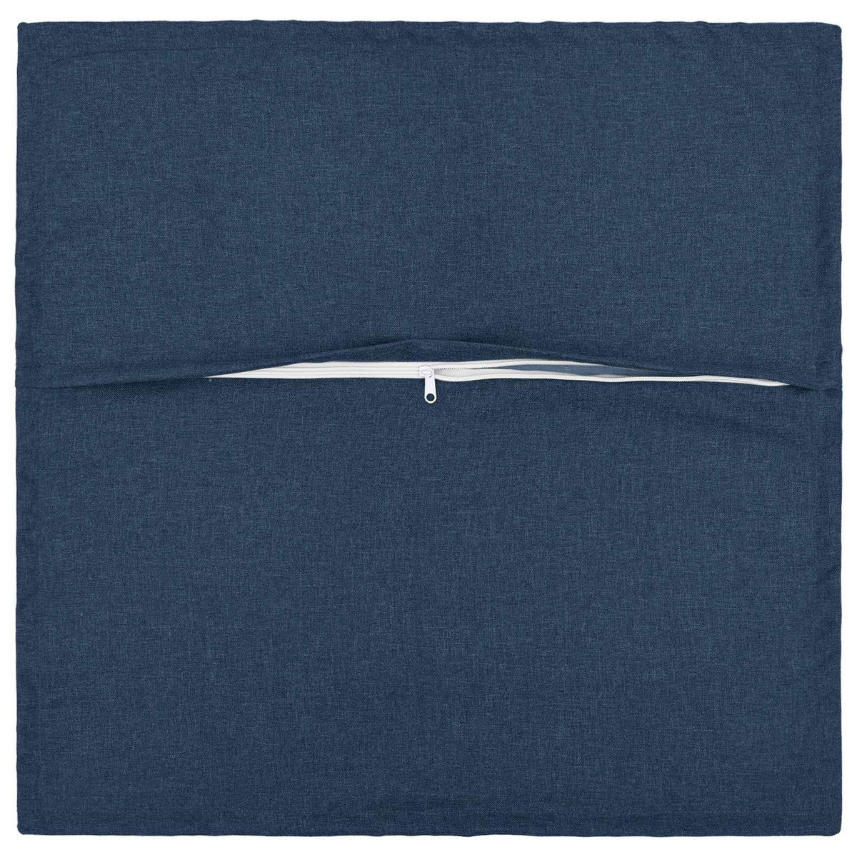 Kussen met kussen HOUTEN 2 st Blauw Faux Linnen