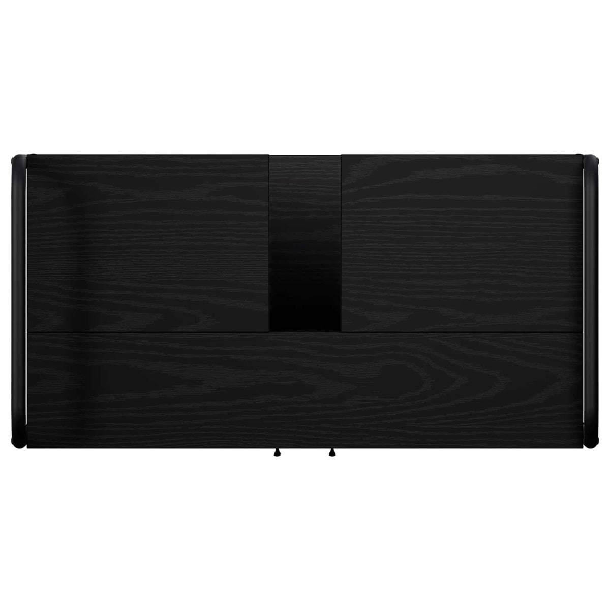 Badkamerkastenset 2 st Zwart eiken 65,5 x 34 x 61 cm