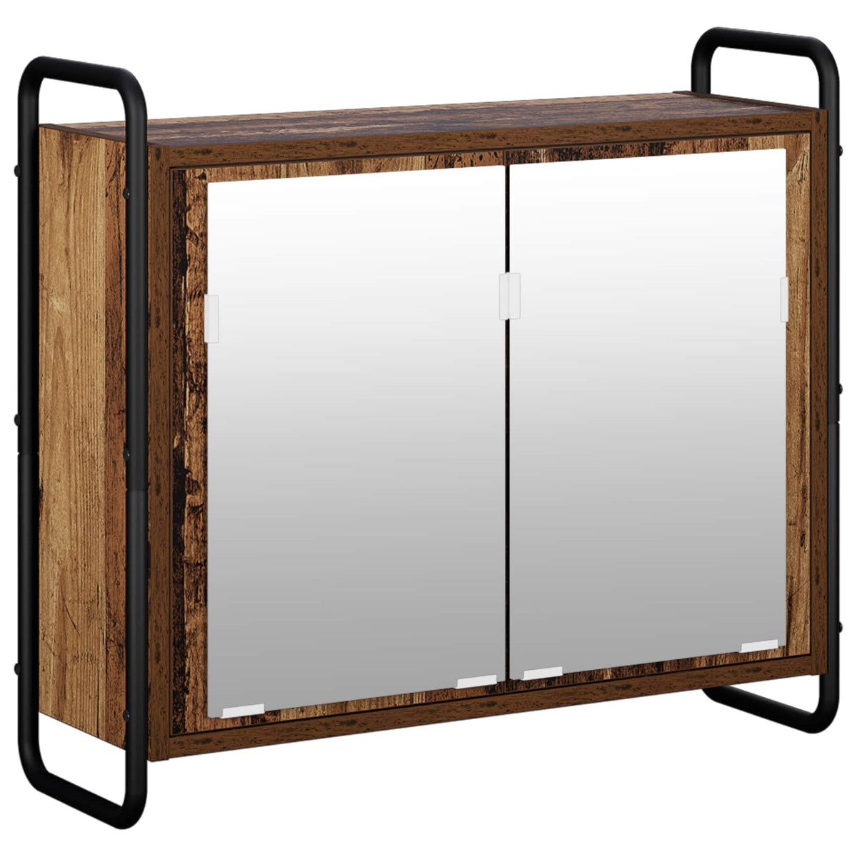 Badkamerkastenset 4 st Oud hout 40 x 36 x 181 cm Bewerkt hout