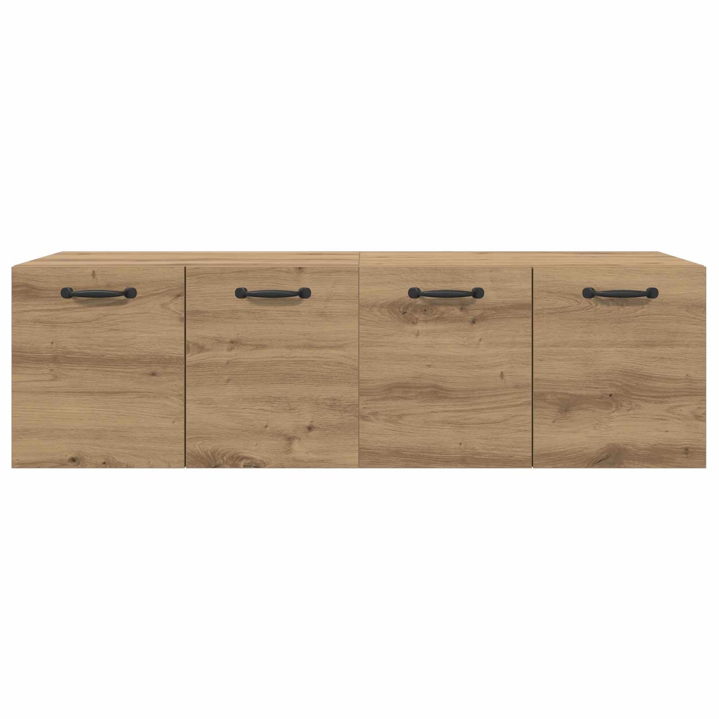 Wandkast 2 st 120 x 36,5 x 35 cm Bewerkt hout Artisan eiken