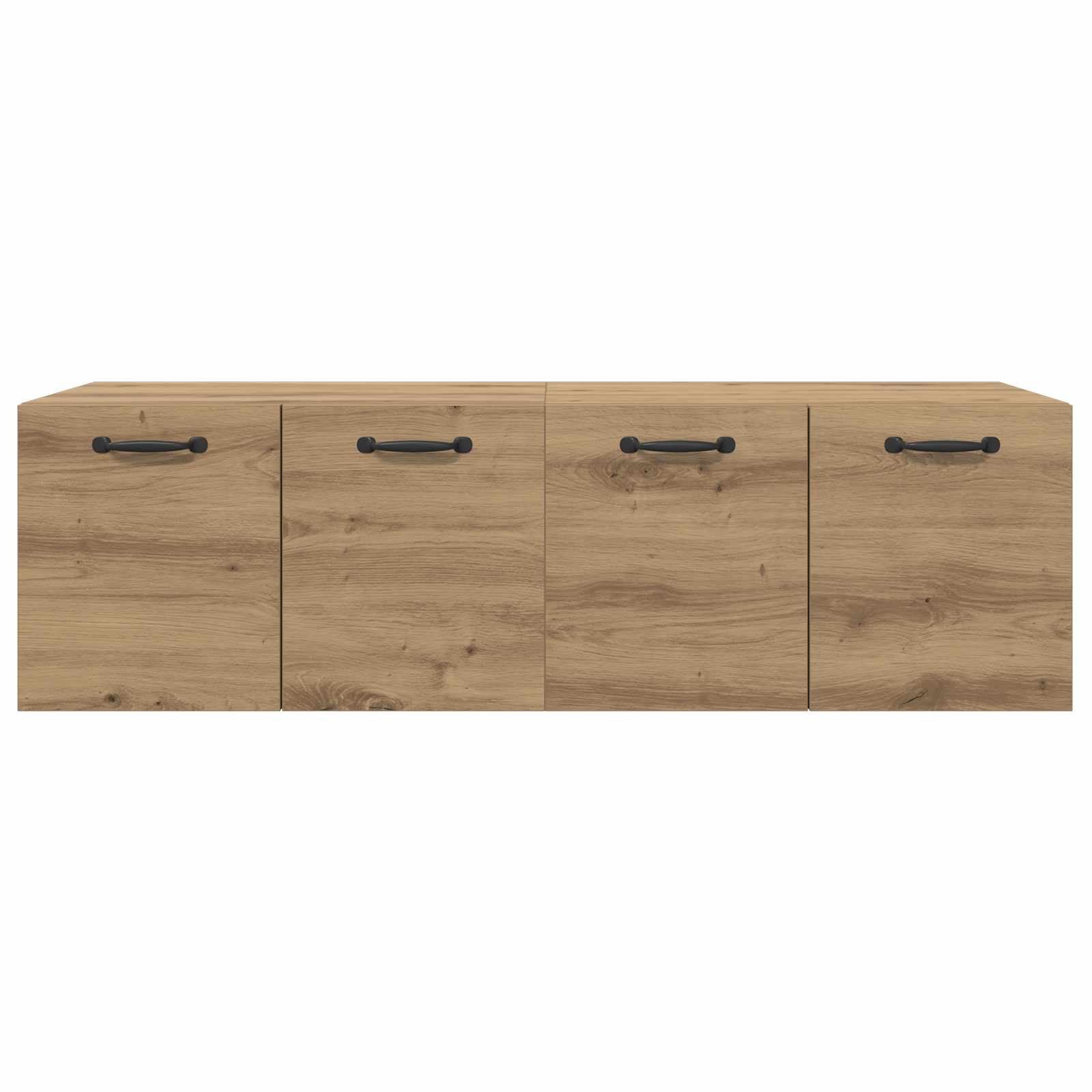 Wandkast 2 st 120 x 36,5 x 35 cm Bewerkt hout Artisan eiken