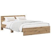 Bedframe 160x200 cm artisanaal eiken