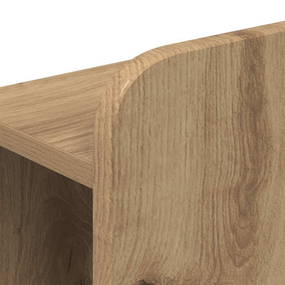 Bedframe met opbergruimte en hoofdbord Artisanaal eiken