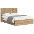 Bedframe 120x200 cm Artisan Oak met opbergruimte