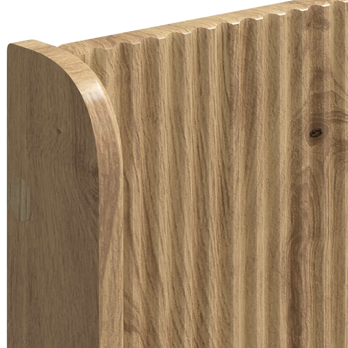 Bedframe met opbergruimte en hoofdbord Artisan Oak 90 x 200 cm