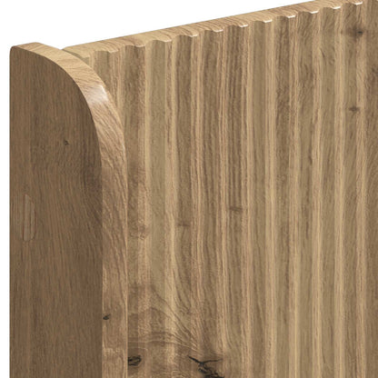 Bedframe met opbergruimte en hoofdbord Artisan Oak 90 x 200 cm