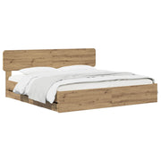 Bedframe 180x200 cm Artisan Oak met opbergruimte