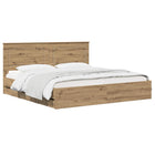 Bedframe 180x200 cm Artisan Oak met opbergruimte