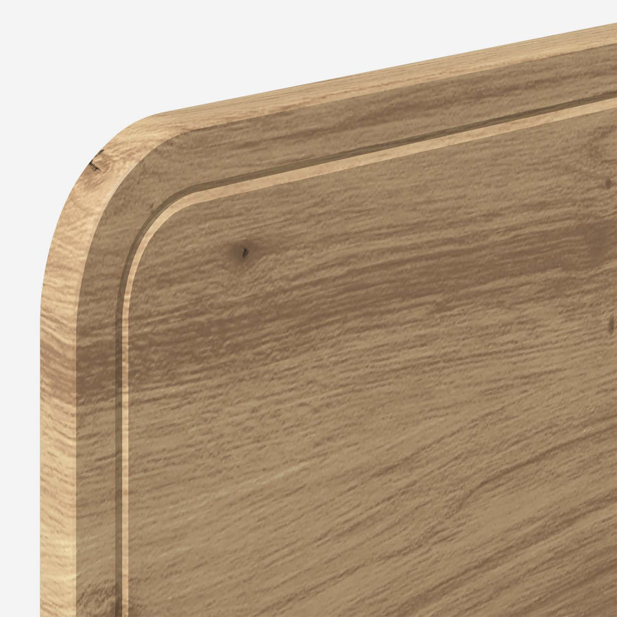 Bed Frame with Storage and Headboard Artisan Oak 180 x 200 cm