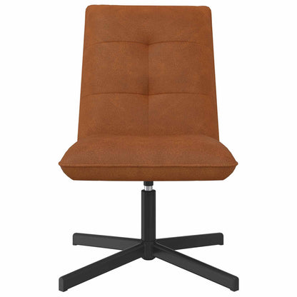 Draaistoel Bruin Kunstleer