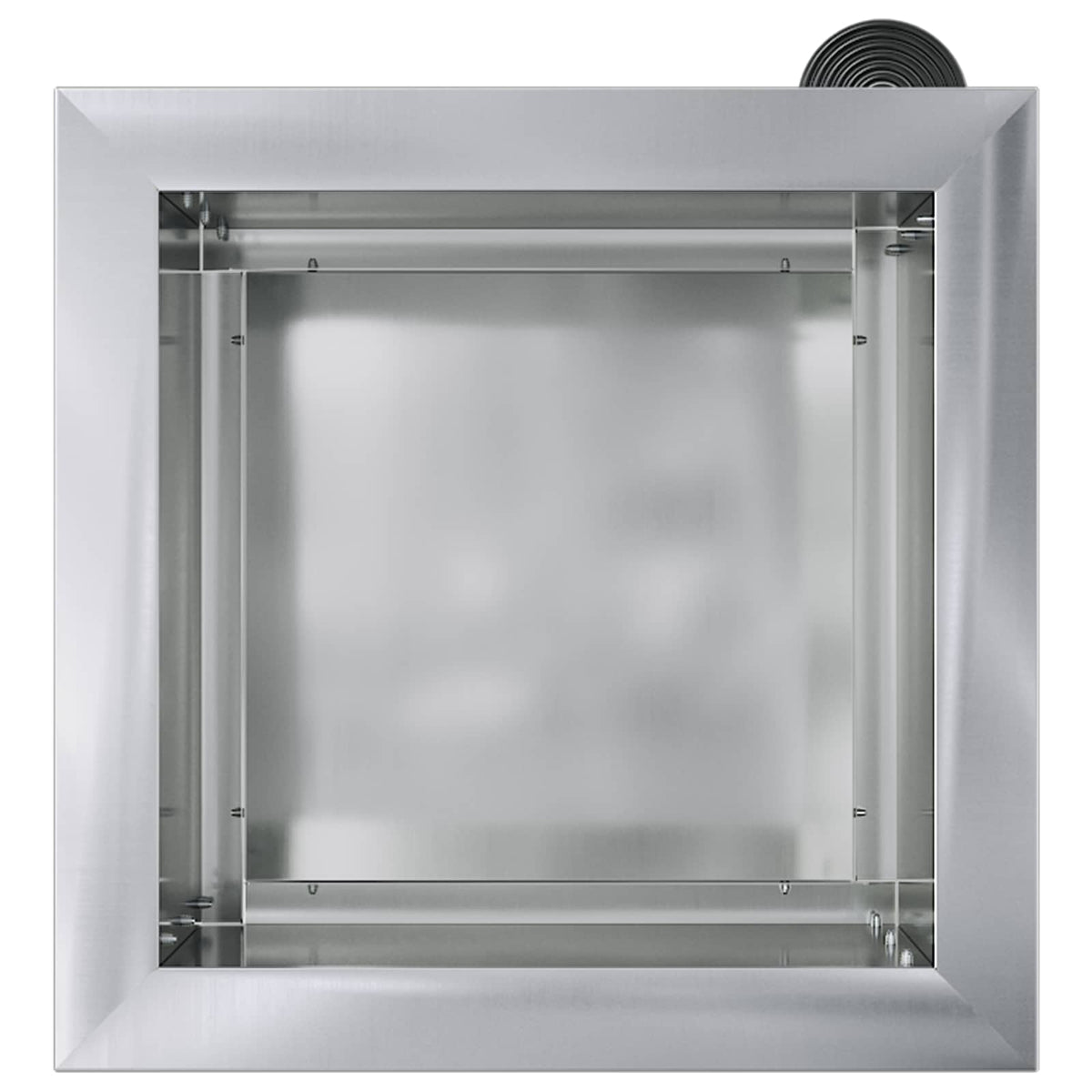 Plantenbak met led zilver 30 x 30 x 30 cm Gegalvaniseerd staal